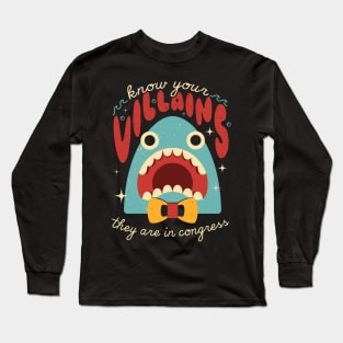 Know Your Villains Long Sleeve T-Shirt